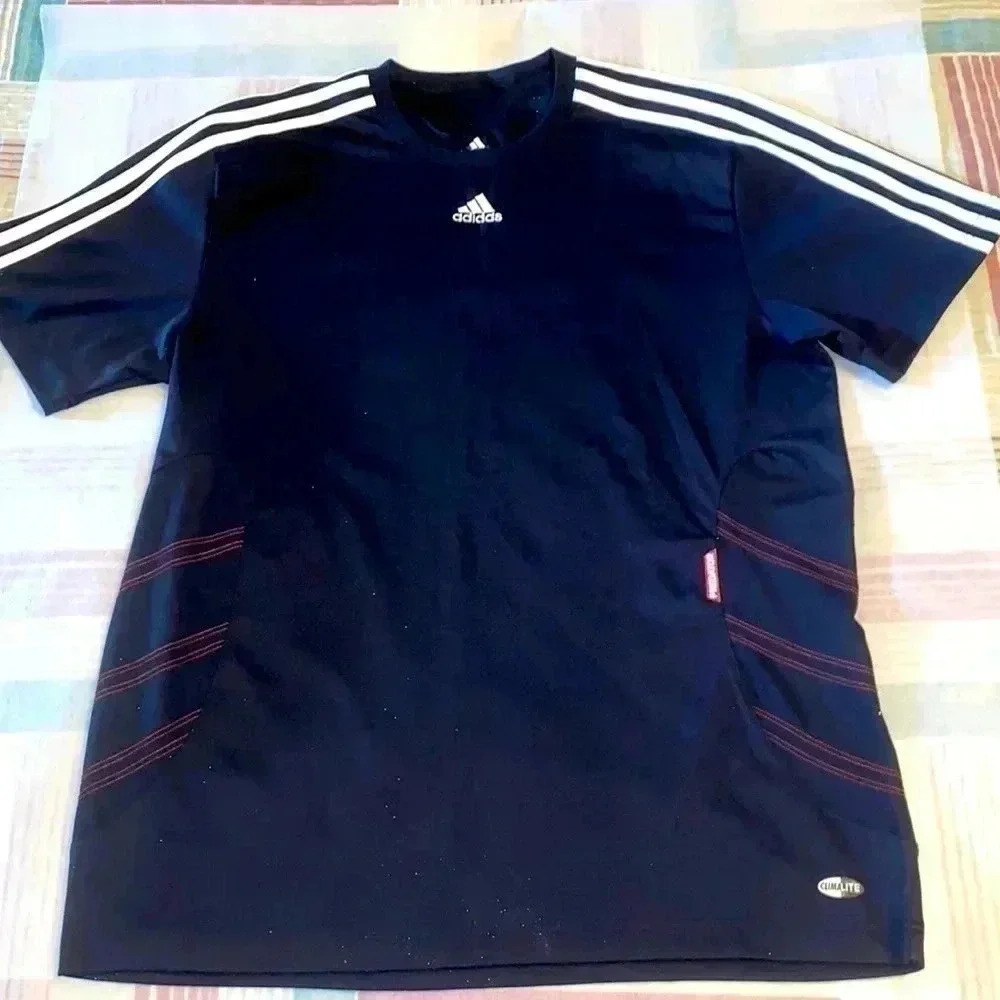 FREE SHIPPING ON BUNDLES OF  USED CLOTHES. Casual Adidas shirt for men fo…